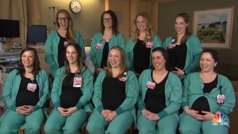 Nouă asistente angajate în aceeași secție sunt însărcinate simultan! Explicația directorului spitalului