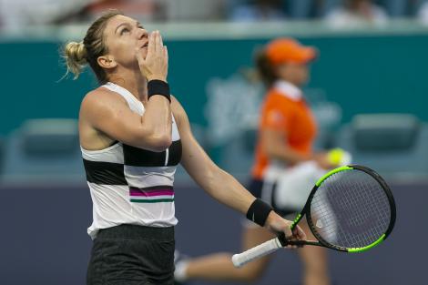Simona Halep va juca in semifinalele de la Miami Open cu Karolina Pliskova