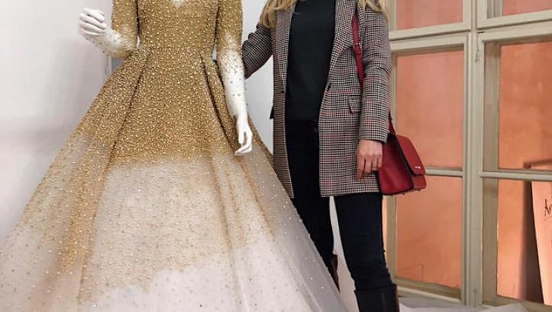 Rochie de mireasă de zece kilograme, prezentată la Cluj! Cum arată creația de 10.000 euro