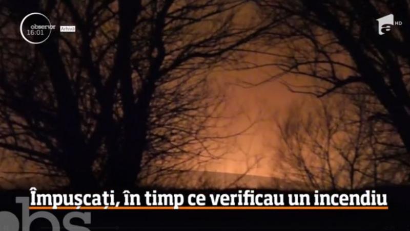 Moartea a fost pe urmele lor! Trei bărbaţi din Argeş au fost împușcați în timp ce supravegheau un incendiu de vegetaţie