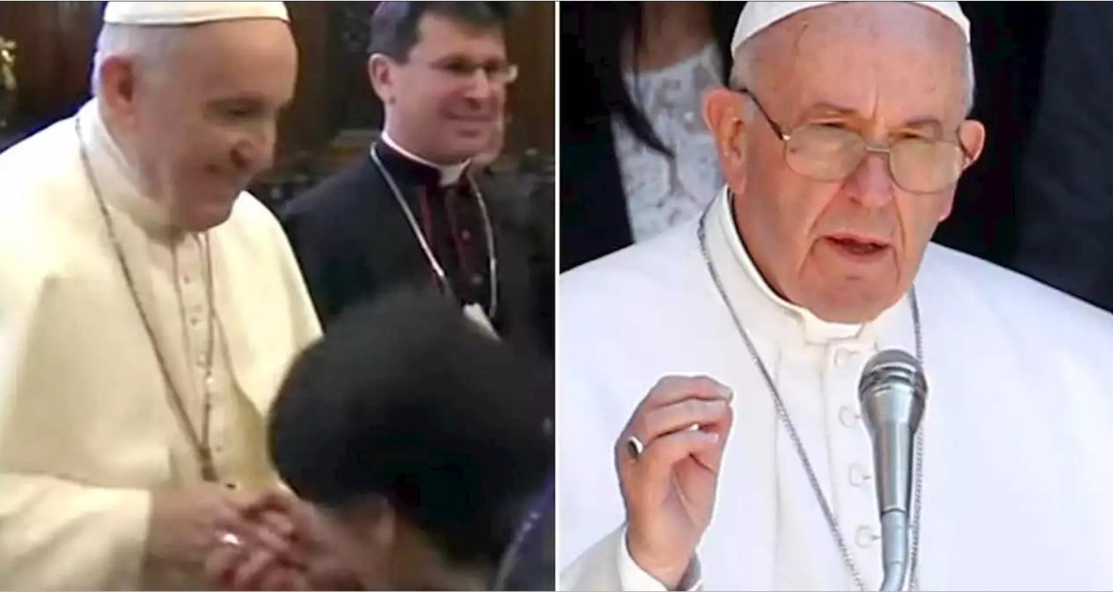 De ce a refuzat Papa Francisc să-i fie sărutată m&acirc;na! Explicația dată de Vatican
