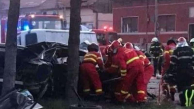 Accident fatal la Târgu-Mureș! Două persoane au murit după ce o autoutilitară și un autoturism s-au ciocnit într-un sens giratoriu