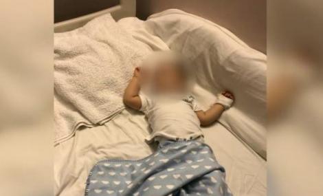 O familie întreagă îngenuncheată de durere! Bebelușul tratat pentru laringită și care a ajuns la București în moarte cerebrală a murit