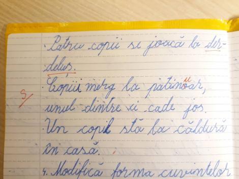 Lucrarea de control, care scandalizează România. Cum a corectat învățătorul testul unui elev: „Eu ce să-i spun, domnule învățător?”