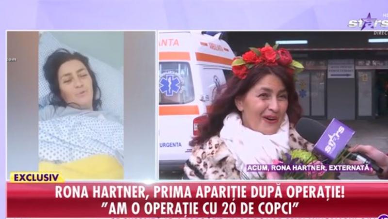 Rona Hartner, primele declarații după operație din fața spitalului! Ce mesaj le transmite tuturor oamenilor: ,,Am să mă necăjesc mai puțin, am să plâng mai puțin...''