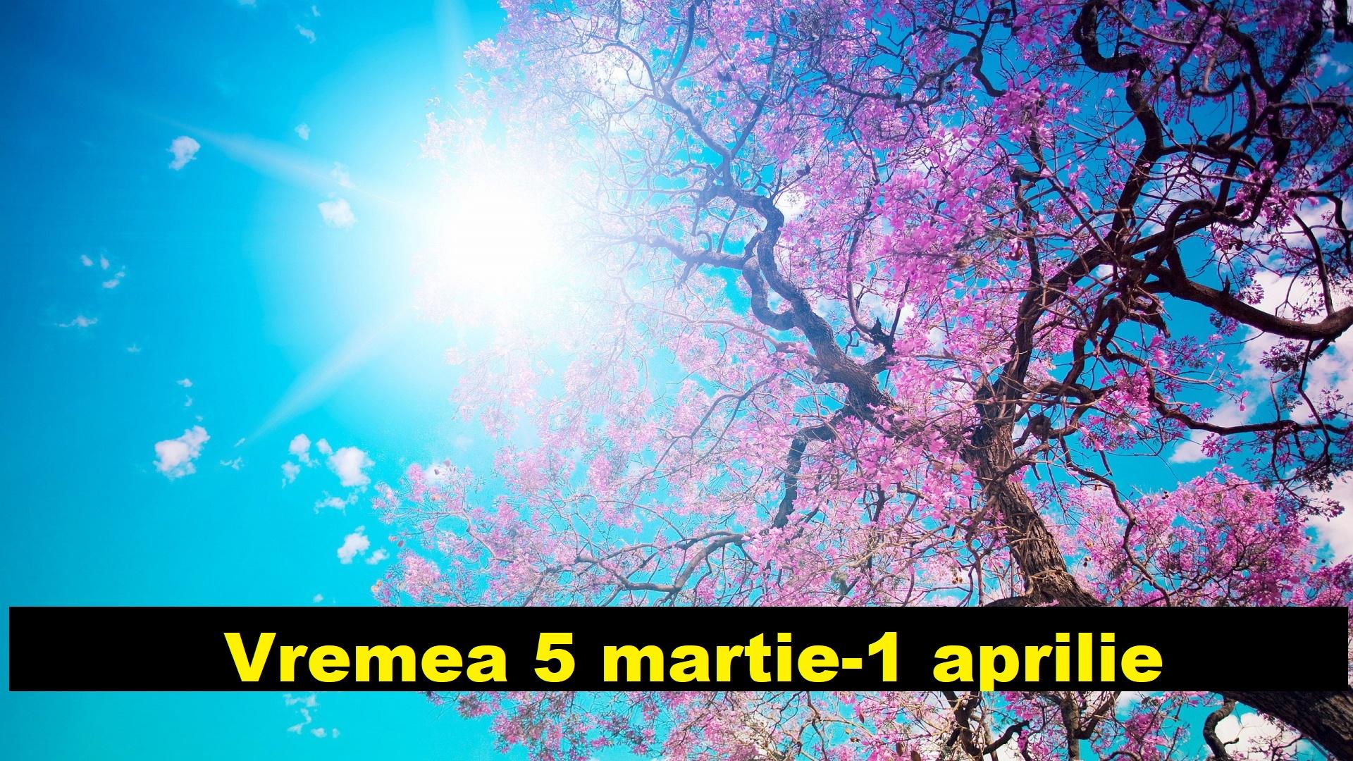 ANM, actualizare estimări meteo. Vremea 5 martie-1 aprilie
