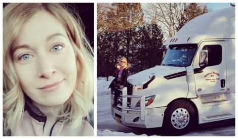 O „regină a frumuseții” a devenit șoferiță de camion! Motivul pentru care și-a schimbat viața radical