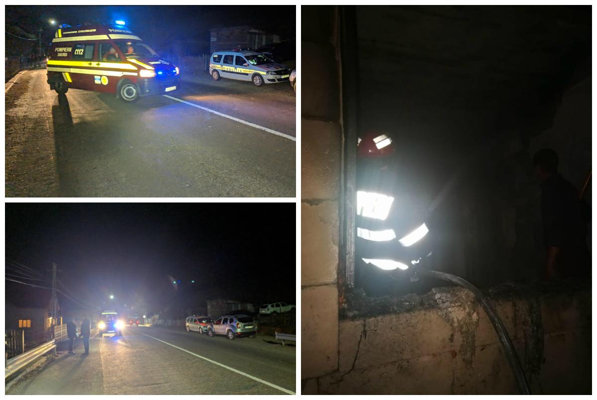 O femeie, la un pas de moarte după ce concubinul ei și-a ieșit din minți! A &icirc;ncercat să o ucidă sub privirile fiicelor &icirc;ncendiind două case