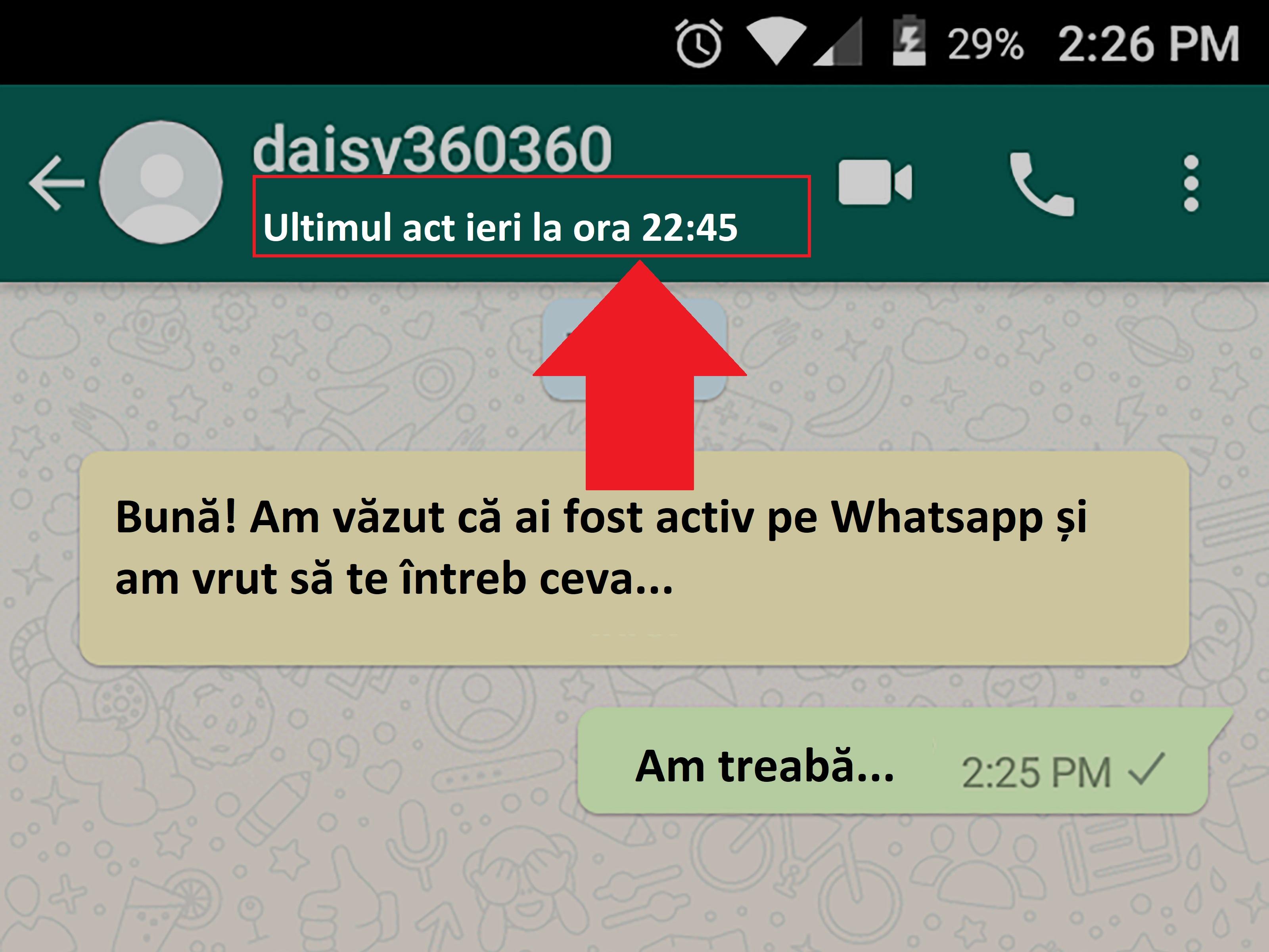 Cum poți să stai pe Whatsapp, fără să știe ceilalți! Aceasta este setarea care ascunde ultimul act