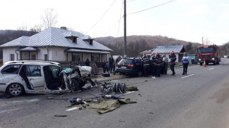 Accident grav! Două persoane au murit și alte cinci au fost rănite la Băile Govora, în Vâlcea (FOTO)