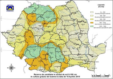Prognoza meteo ANM. Care sunt zonele cu secetă extremă în România