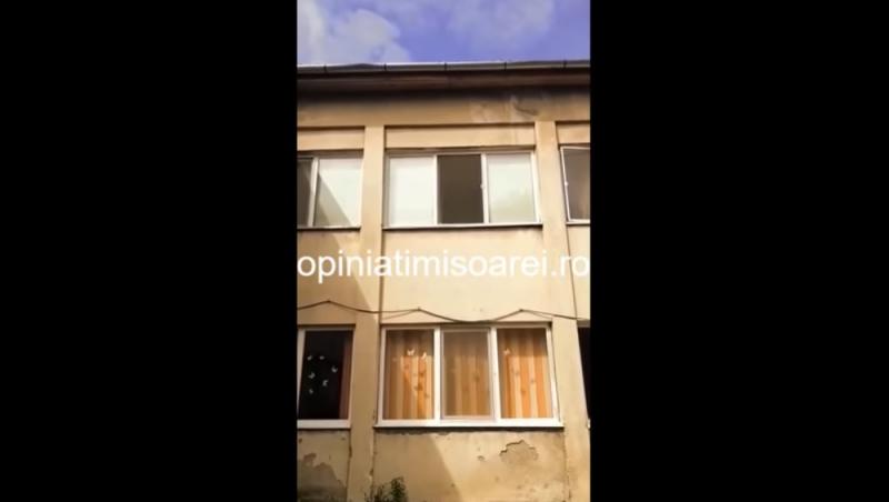 Plânsetele unui copil se aud din stradă, la o grădiniță din Timișoara: 