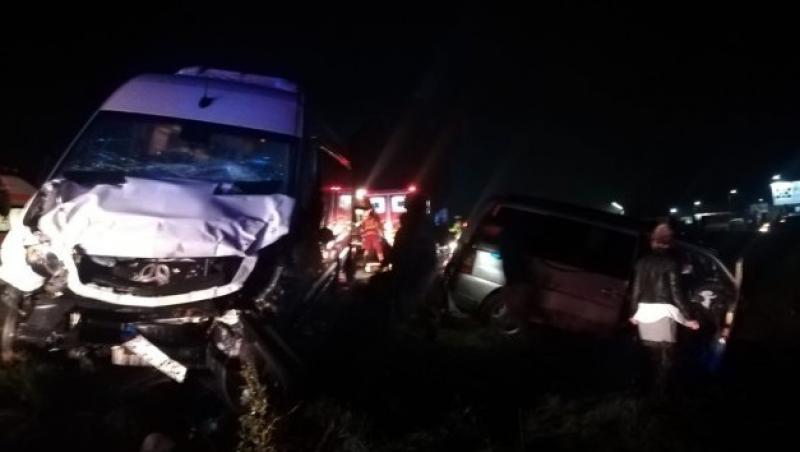 Plan roșu de intervenție! Accident grav la Iași: opt persoane au ajuns la spital după ce două microbuze s-au ciocnit