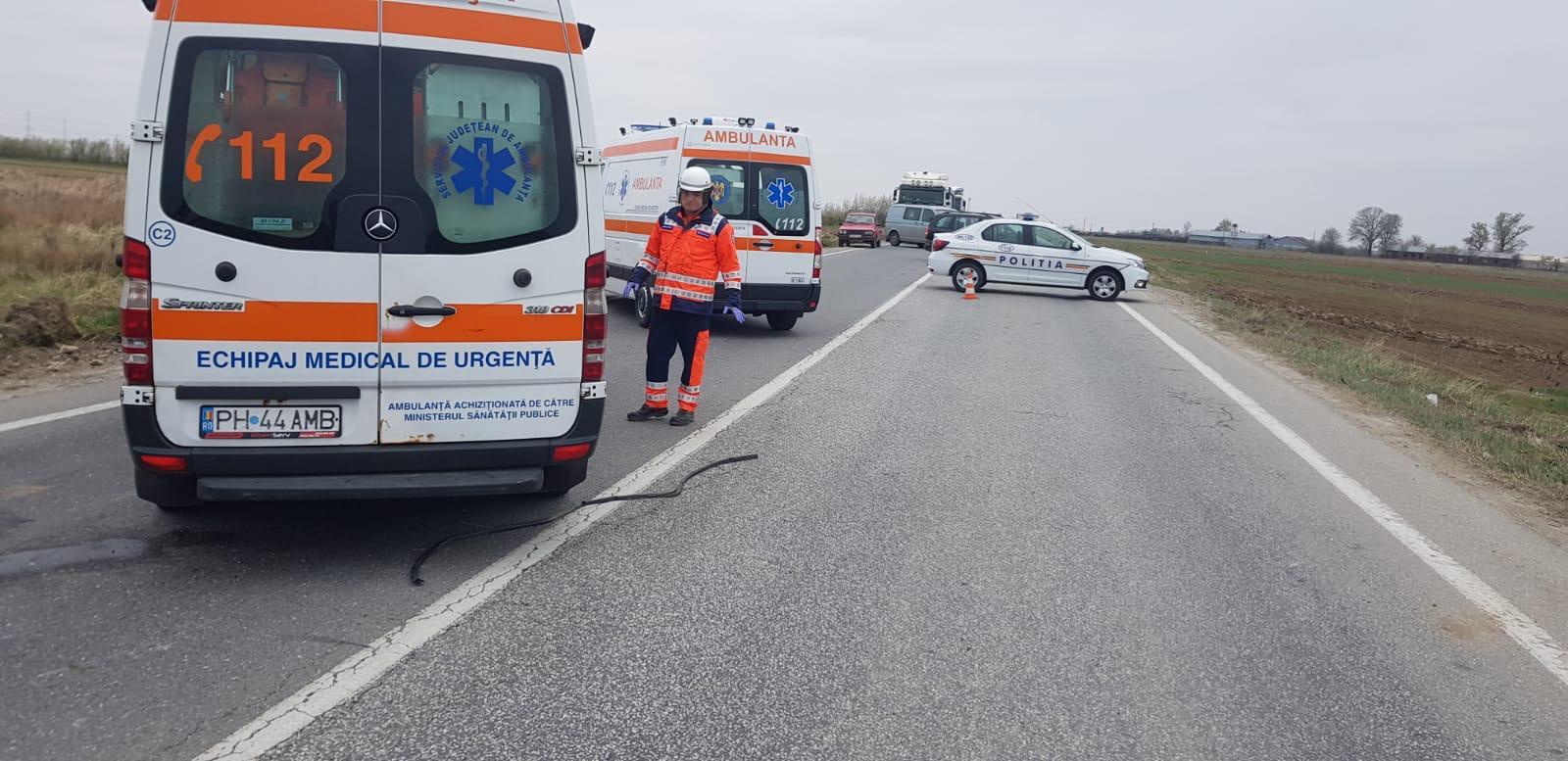 Ultima oră! Accident grav in Argeș! Un microbuz plin cu pasageri a fost lovit de un autobuz. &Icirc;n ce stare se află victimele