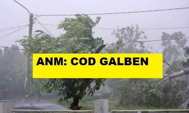 Alertă meteo de vreme rea: Cod galben de v&acirc;nt puternic p&acirc;nă la ora 20.00