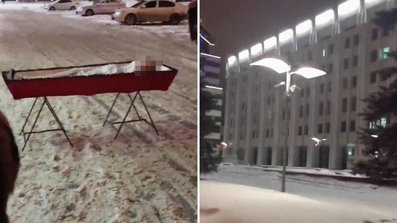 Motivul pentru care sicriul cu trupul ne&icirc;nsuflețit al unei femei a fost adus la un protest! Prietenii ei sunt devastați de durere