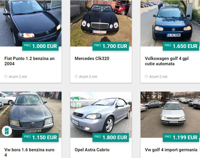 Mașini foarte bune pe care românii le găsesc la un preț de sub 2.000 de euro