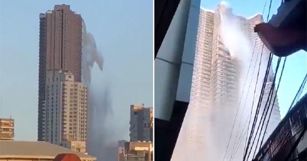 Imaginile care au făcut &icirc;nconjurul lumii după cutremurul devastator din Filipine! Cum s-a format cascada care a căzut de pe un zg&acirc;rie-nori