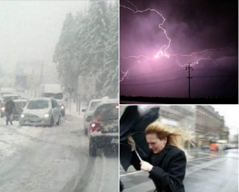 Cod portocaliu de vreme rea &icirc;n Rom&acirc;nia! V&acirc;ntul atinge rafale de 90-100 km/h