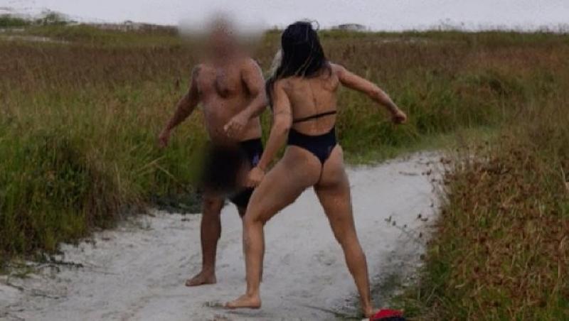 N-a știut cu cine se pune! O luptătoare MMA a snopit în bătaie un bărbat care s-a autosatisfăcut în fața ei pe plajă - Foto
