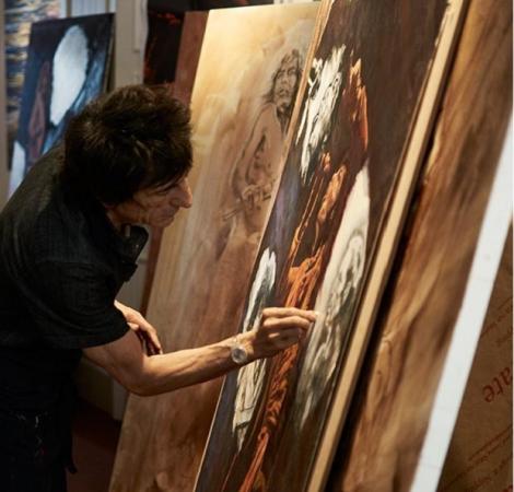 Ronnie Wood va scoate la vânzare cinci noi tablouri, între care unul inspirat de Picasso