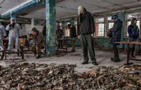 La 33 de ani după tragedia de la Cernobîl, oraşul fantomă a fost reconstruit în miniatură în Ucraina