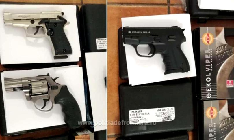 Bulgar prins la graniță cu 75 de pistoale cu gaz și aer comprimat! Ce voia să facă cu ele &icirc;n Rom&acirc;nia