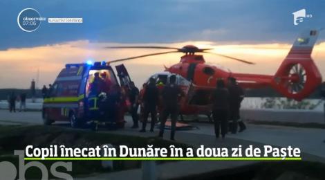 Alertă la Constanța! Copilul care a fost recuperat noaptea trecută din apele Dunării, a fost declarat mort