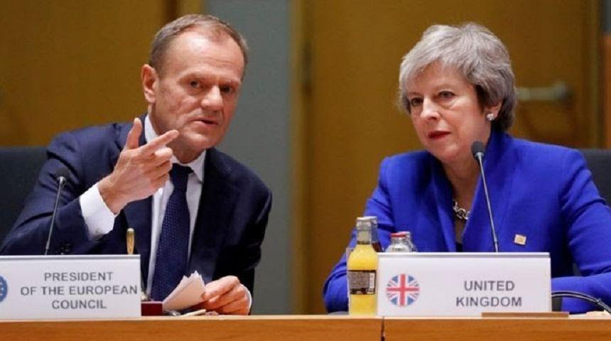 Donald Tusk propune Londrei o am&acirc;nare &rdquo;flexibilă&rdquo;, de 12 luni, a datei Brexitului