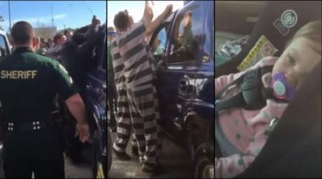 Video. Cinci pușcăriași au salvat un bebeluș pe care părinții îl încuiaseră în mașină: „Îi mulțumesc lui Dumnezeu pentru toți condamnații”