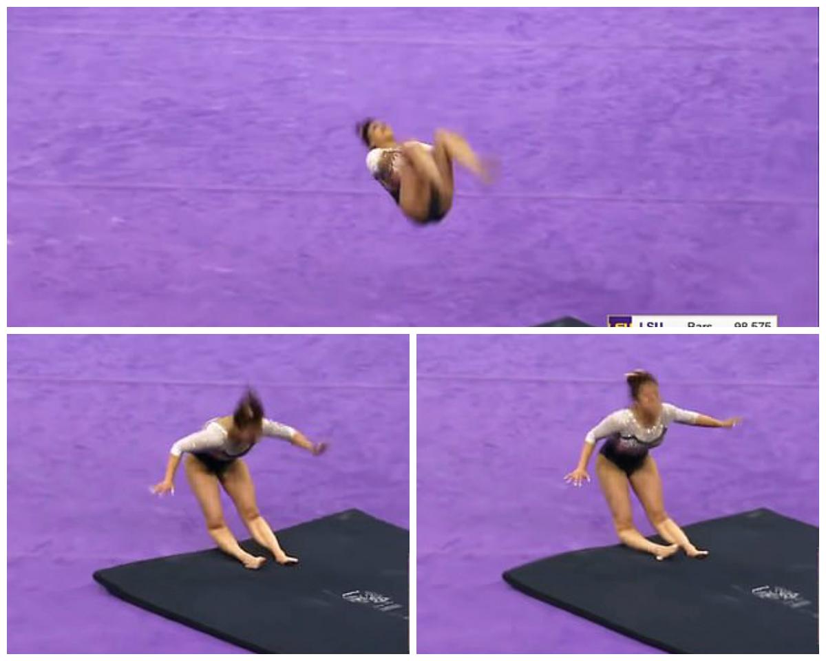 Momentul&nbsp;&icirc;n care o gimnastă &icirc;și rupe ambele picioare &icirc;n timpul unei concurs!&nbsp;Mesajul făcut public de pe patul de spital: &rdquo;A fost ultima seară!&rdquo;