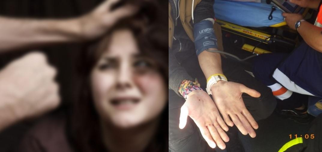 A călcat-o cu talpa piciorului pe față, dar l-a iertat. Nevasta soțului drogat din Constanța a retras pl&acirc;ngerea: "Poate-i mai sparge capul o dată"