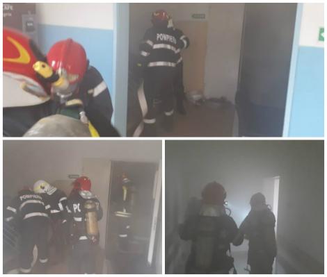 Nu e glumă! Un pacient a dat foc Spitalului de Urgenţă din Alba Iulia încercând să fumeze pe ascuns
