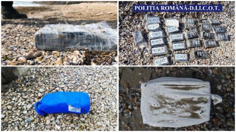 Plajele continuă să fie invadate de pachete cu droguri aduse de valuri. Litoralul românesc, în centrul atenţiei internaţionale