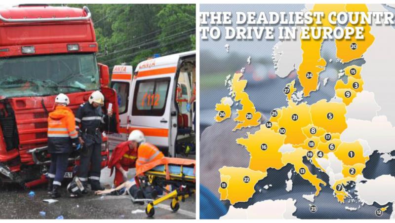România, pe primul loc în Europa la drumuri ”mortale”! Două mii de persoane și-au pierdut viețile pe șoselele noastre, în 2018!
