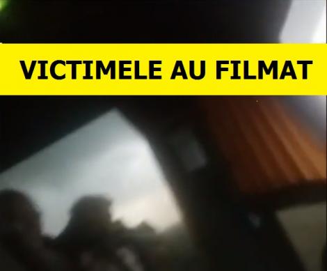 Imaginile groazei cu autocarul luat de tornadă la Dragalina! Victimele au filmat totul (VIDEO)