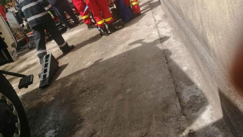 Bărbat prins într-un malaxor, într-o brutărie din Bistrița! Un elicopter SMURD a intervenit de urgență
