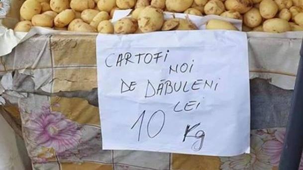 Cea mai populară m&acirc;ncare a rom&acirc;nilor devine un lux. Cartofii s-au scumpit din nou: Un kilogram costă și 10 lei