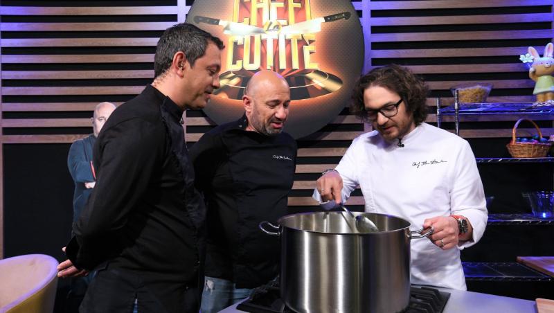 Chefii Bontea, Dumitrescu și Scărlătescu se luptă pentru singurul avantaj din sezonul special Chefi la cuțite