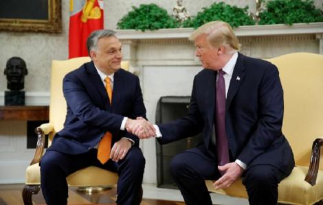Trump salută, în Biroul Oval, bilanţul lui Orban, care şi-a ”garantat securitatea” ţării