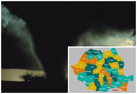 A intrat ciclonul în România! Avertisment meteo pentru multe județe: Din această dimineață și până vineri cuprinde toată țara
