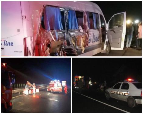 Accident grav pe Autostrada București-Pitești în această dimineață, la ora 3.00. Sunt șapte victime!