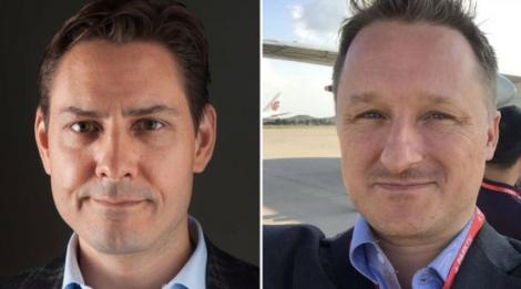 Doi canadieni reţinuţi în China, Michael Kovrig şi Michael Spavor, plasaţi în mod oficial în arest