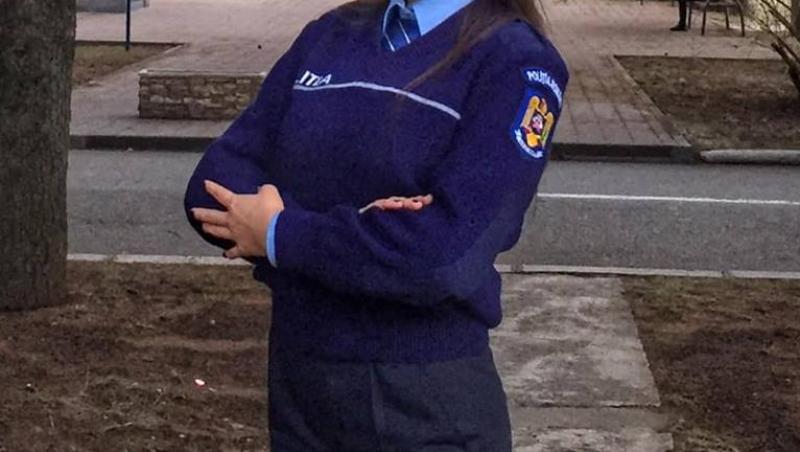 Ea este „Miss Școala de Agenți de Poliție”. Cum arată cea mai frumoasă viitoare polițistă fără uniforma de serviciu