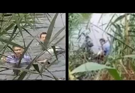 Eroi &icirc;n acțiune! Doi polițiști rom&acirc;ni au sărit &icirc;n lacul Fundeni, ca să salveze o femeie de la &icirc;nec! Momentul a fost filmat - Video