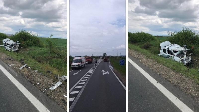 Camera de bord a unui actor român a surprins un accident pe o șosea din România: 