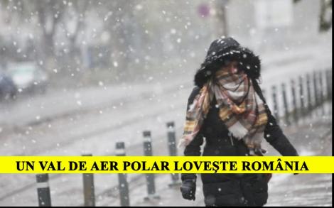Aerul polar se întoarce în România! Vremea se răcește drastic. Românii se întorc la hainele groase!