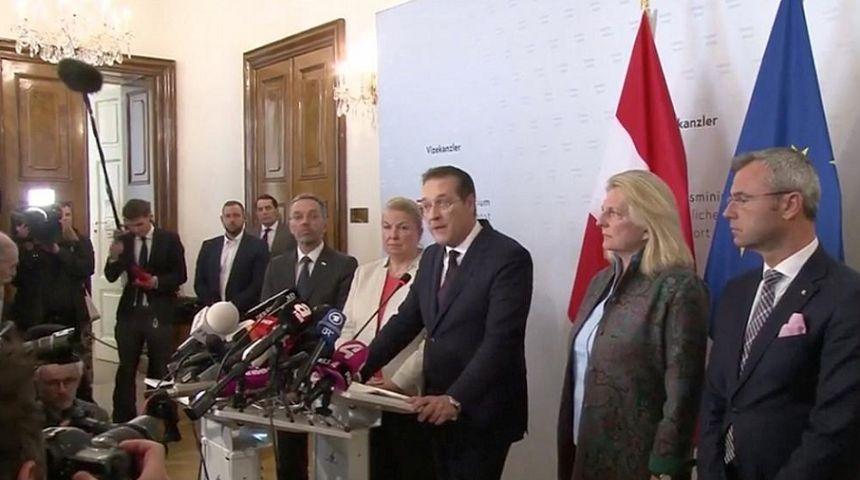 Coaliţia de dreapta-extremă dreapta din Austria se rupe prin retragerea miniştrilor FP&Ouml; din Guvern, &icirc;n urma Ibiza-gate