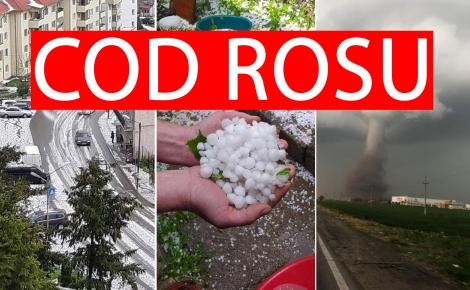Cod roșu de tornadă în România! Avertisment meteo fără precedent emis de ANM