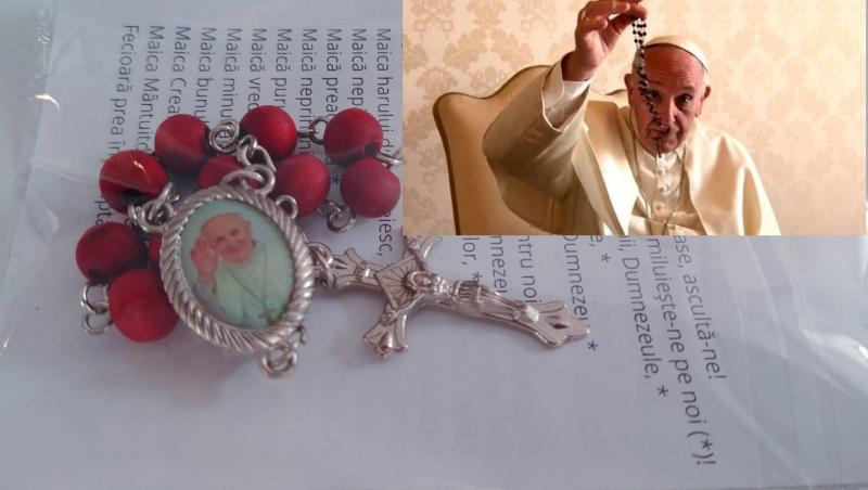 Papa Francisc la Bucuresti Rozariu